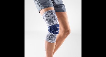 Bauerfeind Genutrain Kniebrace - Maat: 6 - Kleur: Titaan