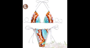 Bovista Bikini Dames - Meisjes Bikini - Badpak - Push Up - Vrouwen Badkleding - Zwemmen - Sexy Set - Top & Broekje - Wit - Maat L