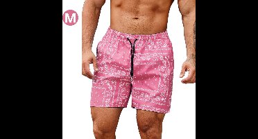 Bovista Zwembroek Heren - Zwem Broek Mannen - Badkleding - Zwemmen - Jongens - Swimming Shorts - Zomerbroek - Met Zakken - Roze - Maat M