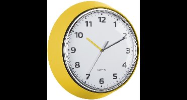 Karlsson Wandklok Modern Retro - Geel - Ø34cm - Wandklok Retro
