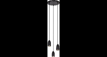 Lucide EVORA - Hanglamp - Ø 25 cm - 3xGU10 - Zwart