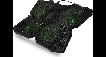 SureFire Bora laptop cooling pad 43,2 cm (17") 1200 RPM Zwart