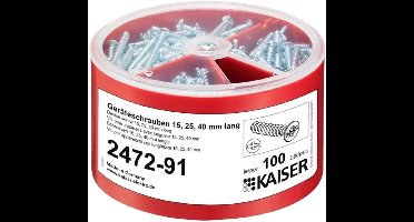Kaiser Elektro 2472-91 Apparaatschroevenbox 100 stuk(s)