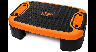 Stiel Verstelbare Multifunctioneel 4-in-1 Aerobic Fitness Stepper - Oranje