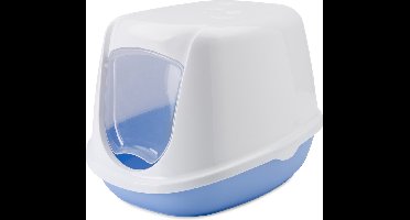 Savic Duchesse Kittentoilet - Kattenbak - Blauw - 44.5 x 35.5 x 32 cm