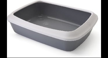 Savic Iriz - Kattenbak - Grijs - 50 x 37 x 14 cm