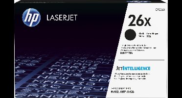 HP 26X - Tonercartridge - Origineel - Hoge Capaciteit - Zwart
