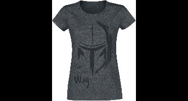 Star Wars The Mandalorian - This Is The Way Dames T-shirt - grijs - XXL