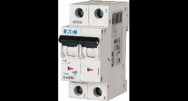 Eaton Installatieautomaat PLSM-C40/2-MW , C 40A , 2 Polig , 10 kA