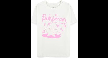 Pokémon - Jigglypuff Sing Dames T-shirt - XL - Grijs