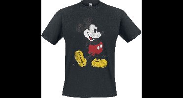 Mickey Mouse Vintage Micky Heren T-shirt - zwart - XL