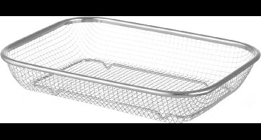 HENDI Serveermandje – Metalen – Roestvast staal – Vaatwasmachinebestendig – 290x220x60 mm