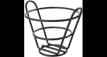 HENDI Fritesmandje – Mat Zwart – Metaal – Ø115x(H)100 mm