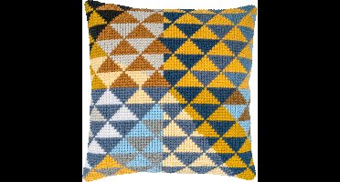 Vervaco - Kruissteekkussen kit - Geometrisch - PN-0201805 - Borduren - Borduurpakket - Borduurpakket volwassenen - Borduurpakket kind