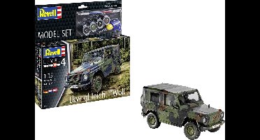 Revell Modelbouwpakket Auto - 63277 Mercedes-Benz LKW gl leicht -Wolf- - Militaire Auto - Model Set Plastic - 1:35 - Modelbouw