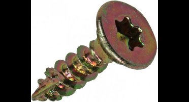 Mack Spaanplschr.vzkop-zelfb.geelverz. 35 st 4.0 x 16 mm