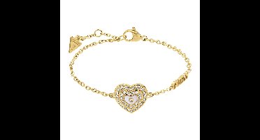 Guess Dames Guess stalen goldplated armband AMAMI - Armband - Staal - Goudkleurig - 19 cm