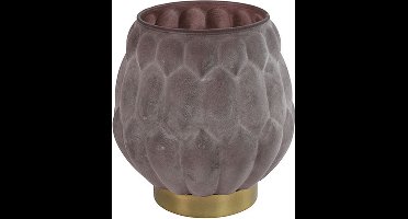 Theelichth frosty Jasmin M paars