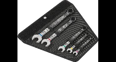 Wera 05020231001 6003 Joker 11 Set 1 Ring-steeksleutelset 11-delig Sleutelbreedte (metrisch) 8 - 19 mm