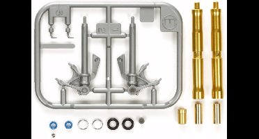 Tamiya Modelbouwpakket - 12657 Ducati 1199 Panigale S - Voorvorkset voor #14129 en #14132 Accessoires set - 1:12 - Modelbouw