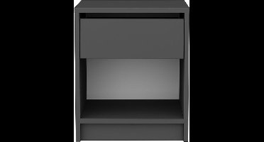 Asir - Nachtkastje - Antraciet - 52,8 x 44,6 x 35,9 cm
