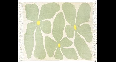 Unique Living - Plaid Melia Tea Green -125x150cm