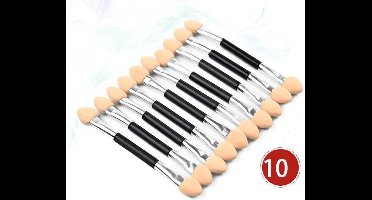 New Age Devi - 10-delige set oogschaduwkwasten | Ideaal voor een vlekkeloze applicatie