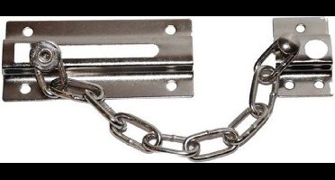 Benson Deurketting - met 6 schroeven - metaal - deurbeveiliging