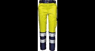 SIR SAFETY VELVET COLOR Hi Vis Reflecterend Werkbroek HEREN Veiligheidsbroek Geel Blauw - EN ISO 20471 Klasse 2