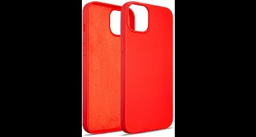 Beline Siliconenhoesje iPhone 15 Plus 6,7" rood/rood
