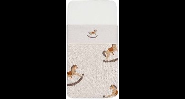 Jollein - Baby Laken Wieg - 75x100cm - Babybed - Katoen - Nostalgic Ride