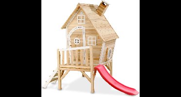 EXIT Fantasia 300 Houten Speelhuis - Speelhuisje voor Buiten - FSC Hout - Kinderen - Naturel