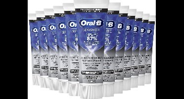 Oral-B Tandpasta 3D White Houtskool - 12 x 75 ml - Voordeelverpakking