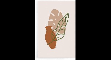 Walljar - Leafs - Muurdecoratie - Poster
