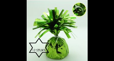 Ballon gewichtje 170 gr Lime Groen Kleur 12 stuks, Verjaardag, Themafeest