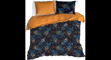 De Witte Lietaer Dekbedovertrek Peafowl Thai Curry - Tweepersoons - 200 x 200/220 cm - Katoen Satijn
