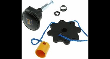 Hormann knop/kruk set voor Garagedeur Zwart