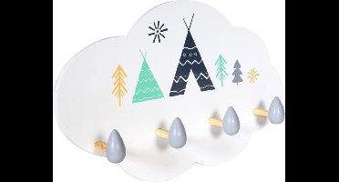 CMP M8 wolkvormige houten kapstok