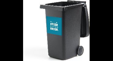 Container sticker Broer - Grote broer - Big brother - 40x40 cm - Kliko sticker