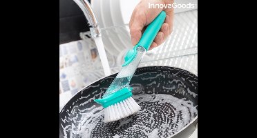 Schuurborstel met handvat en zeepdispenser Cleasy InnovaGoods