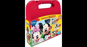 Set van 4 Puzzels Disney Mickey Mouse Progressive Educa (12-16-20-25 pcs)