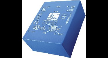 BLOCK FL 14/9 Printtransformator 2 x 115 V 2 x 9 V/AC 14 VA 777 mA