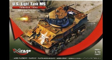 Mirage | 726077 | U.S. Light tank M5 | 1:72