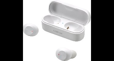 Canyon TWS-1 Serie - Draadloze In-ear Koptelefoon - Wit - Ergonomisch - Stereomicrofoon