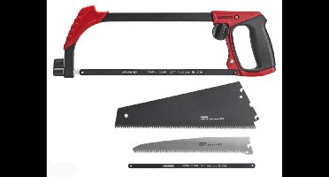 PARKSIDE® 3-in-1 multifunctionele handzaag - eenvoudig wisselen tussen een beugelzaag, trekzaag en handzaag