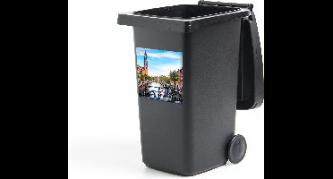 Container sticker Kanaal in Amsterdam - 40x40 cm - Kliko sticker