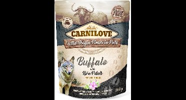 Carnilove Dog Pouch Buffalo with Rose Petals 300g