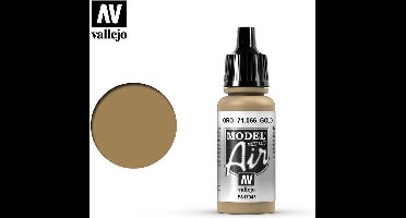 Vallejo Hobbyverf Acrylverf - 71066 Gold - Metallic - Acryl Verf flesje - 17 ml