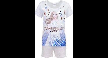 Frozen - Shortama - Wit - Maat 128 - 8 jaar