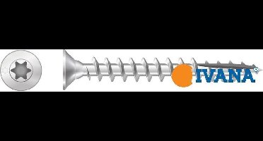 Ivana BeslaGSchroef Verzinkt Platkop 8mm Met Snijpunt TX-20 4.5x40 - 200 Stuks